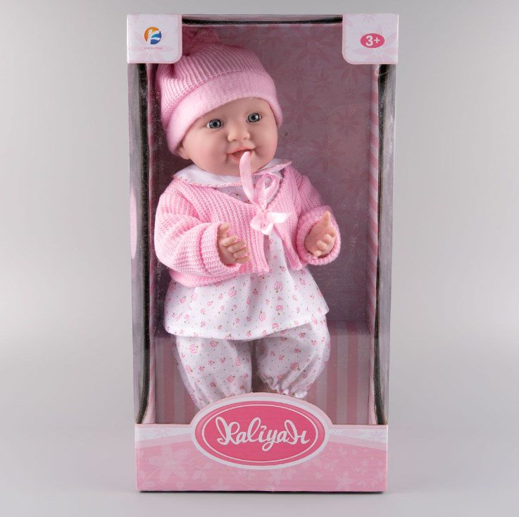 Кукла-пупс Kaifan Toys в розовой шапочке 66845A 40см купить,NaN