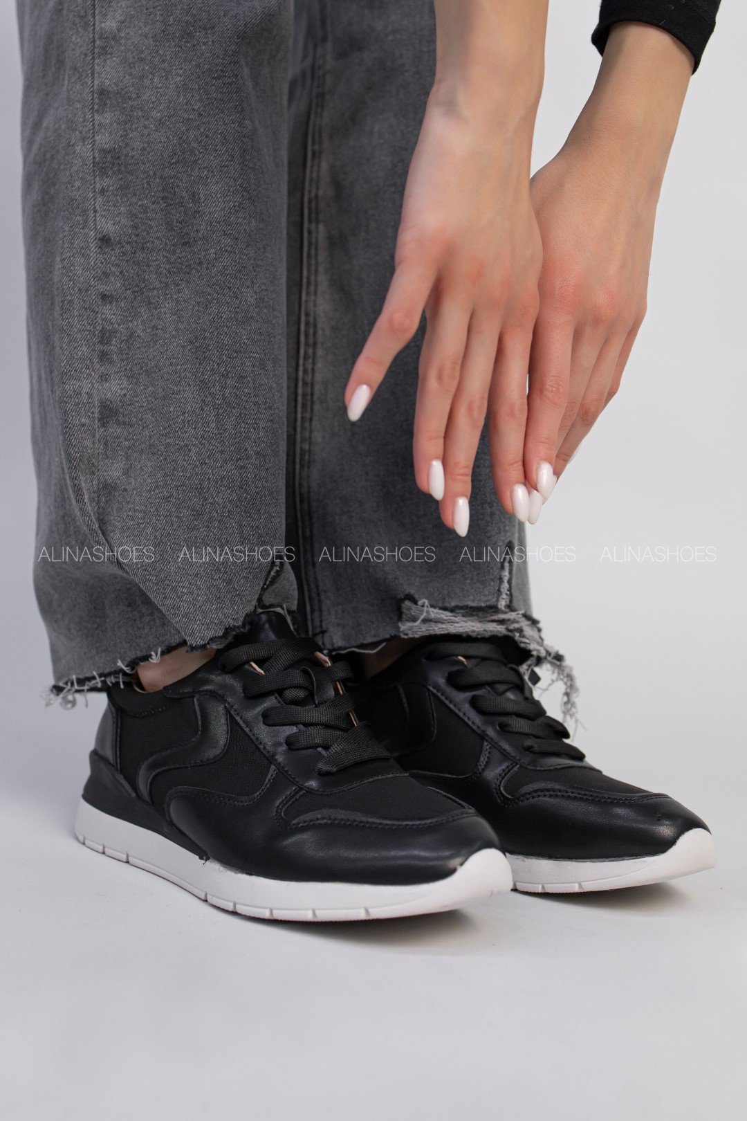 Кроссовки alinashoes черный купить,NaN
