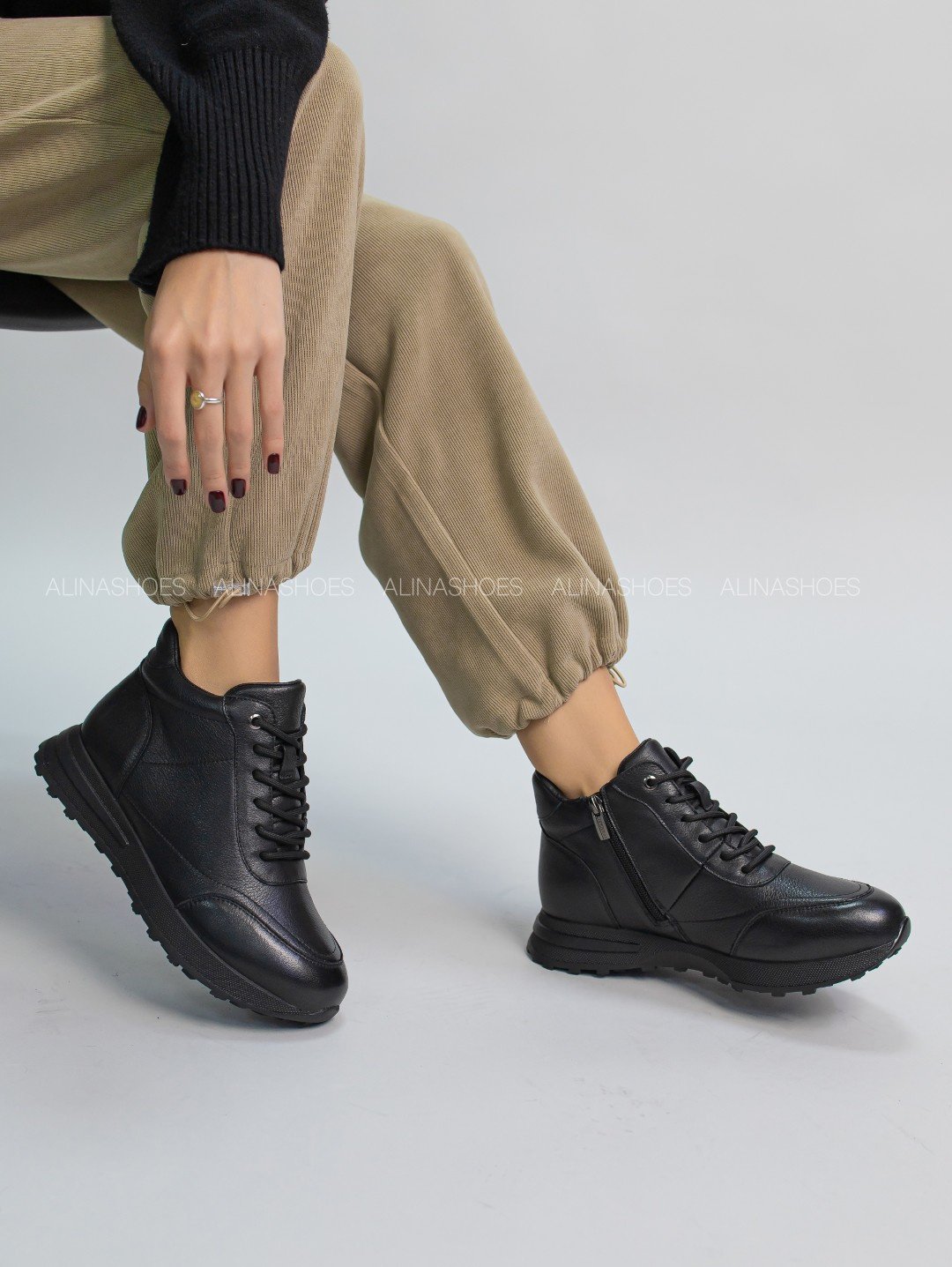 Кроссовки alinashoes черный купить,NaN
