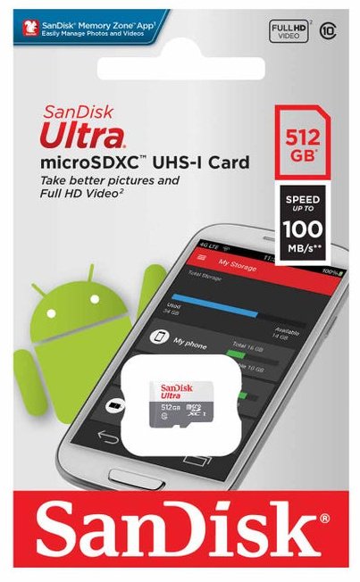 Карта памяти SanDisk SDSQUNR-512G-GN3MN 512 Гб купить,NaN
