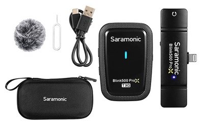 Микрофон Saramonic Blink500 ProX Q3 черный купить,NaN