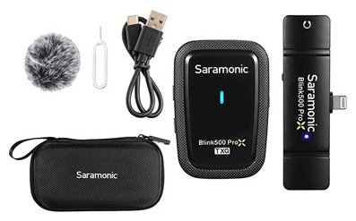 Микрофон Saramonic Blink500 ProX Q3 черный купить,NaN