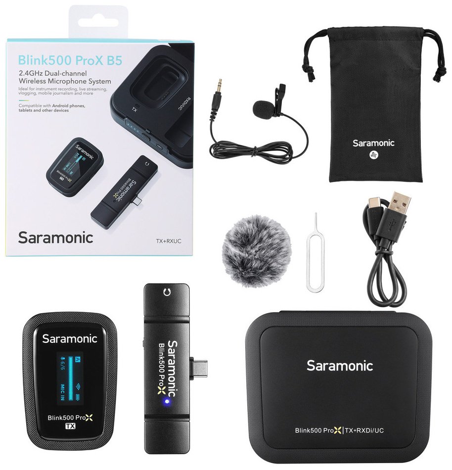 Микрофон Saramonic Blink500 ProX B5 черный купить,NaN