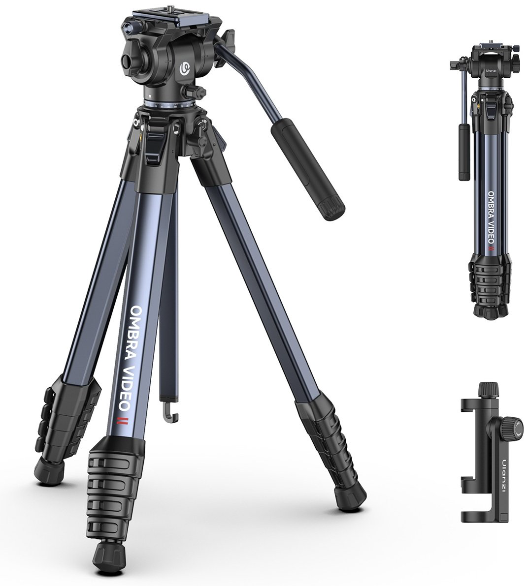 Напольный штатив Ulanzi T154 OMBRA VIDEO 2 черный купить,NaN