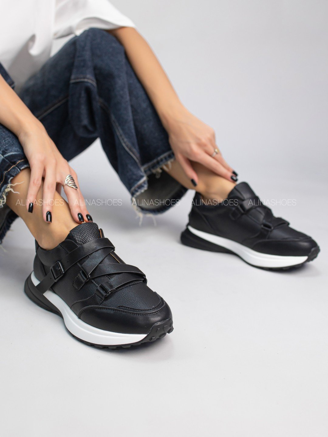 Кроссовки alinashoes кроссовки черный купить,NaN