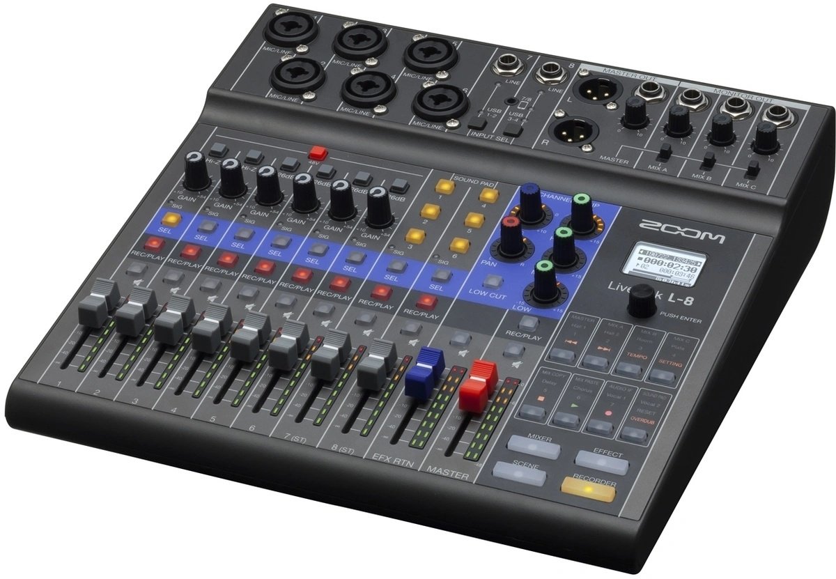 Микшерный пульт Zoom Livetrack L8 купить,NaN