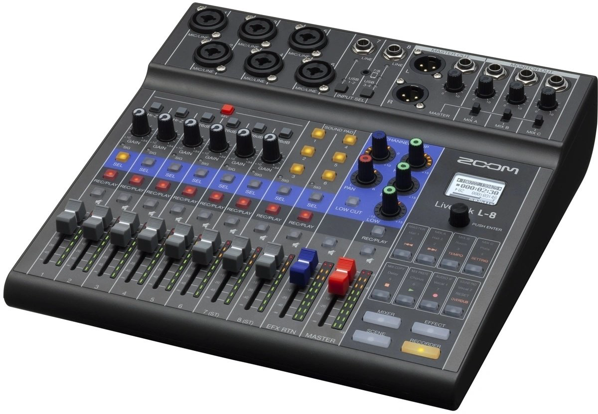 Микшерный пульт Zoom Livetrack L8 купить,NaN