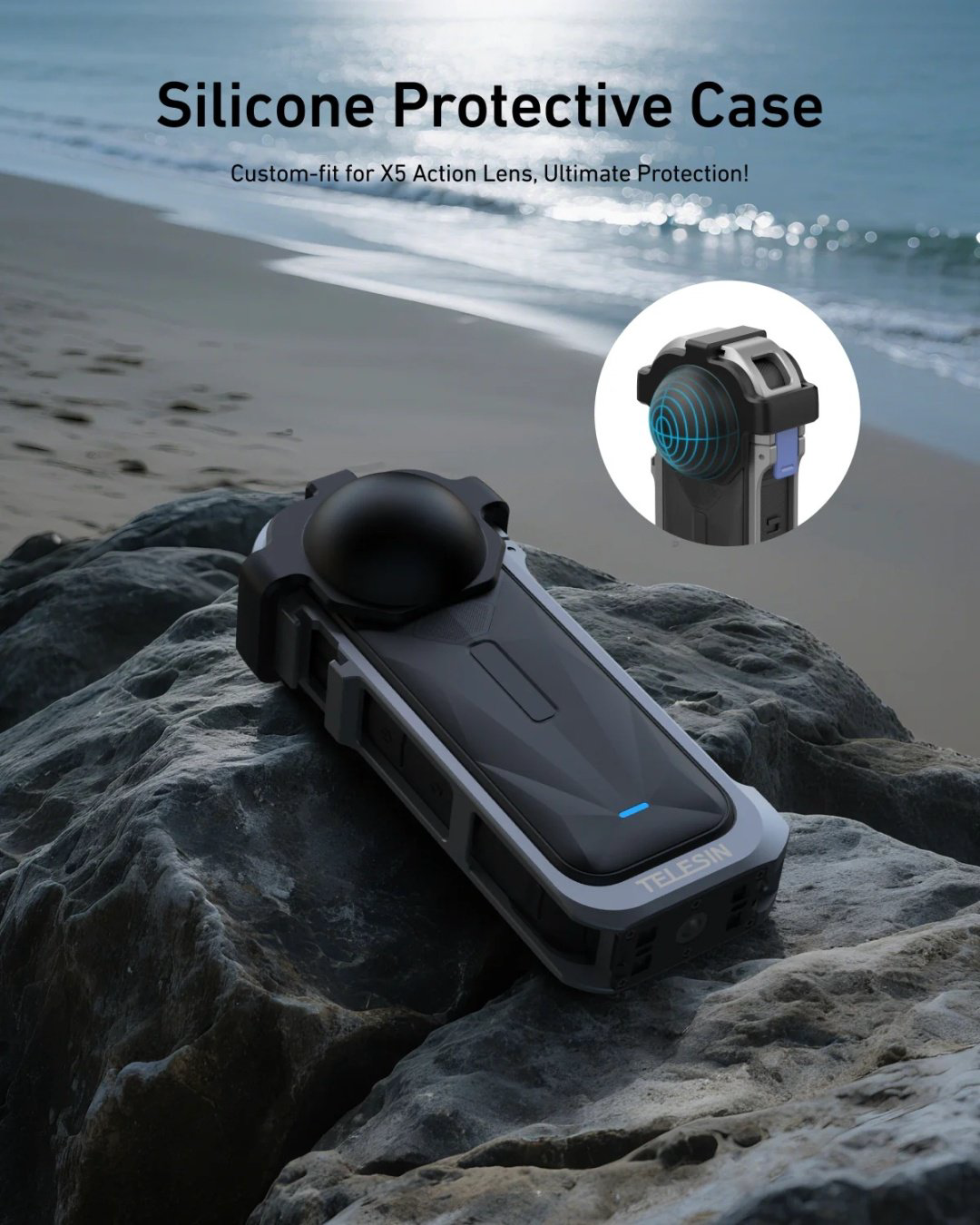 Защитный бокс Telesin S6-FMS-19-TIS для Insta360 X4 купить,NaN