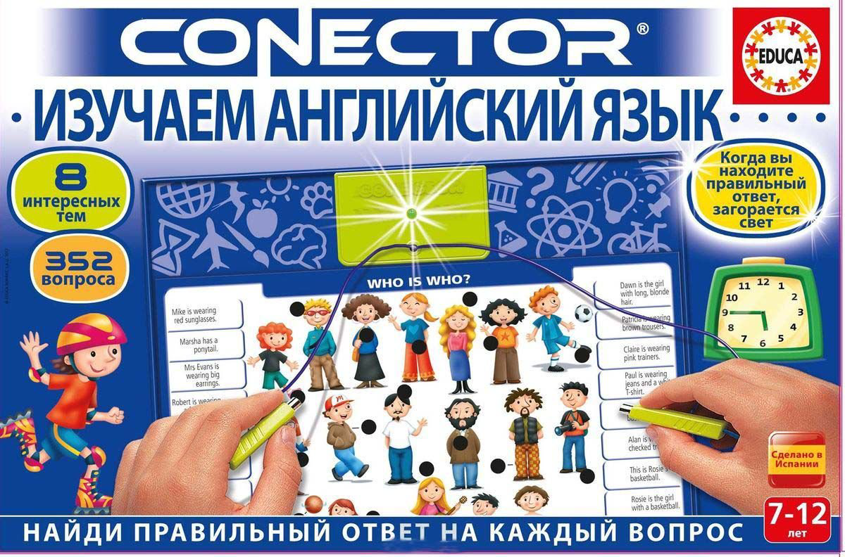 Электровикторина Educa Изучаем английский язык купить,NaN