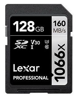 Карта памяти Lexar Professional 1066x LSD1066128G-BNNNG 128Gb купить,NaN