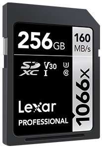 Карта памяти Lexar Professional 1066X UHS-I V30 U3 LSD1066256G-BNNNG 256 Гб купить,NaN