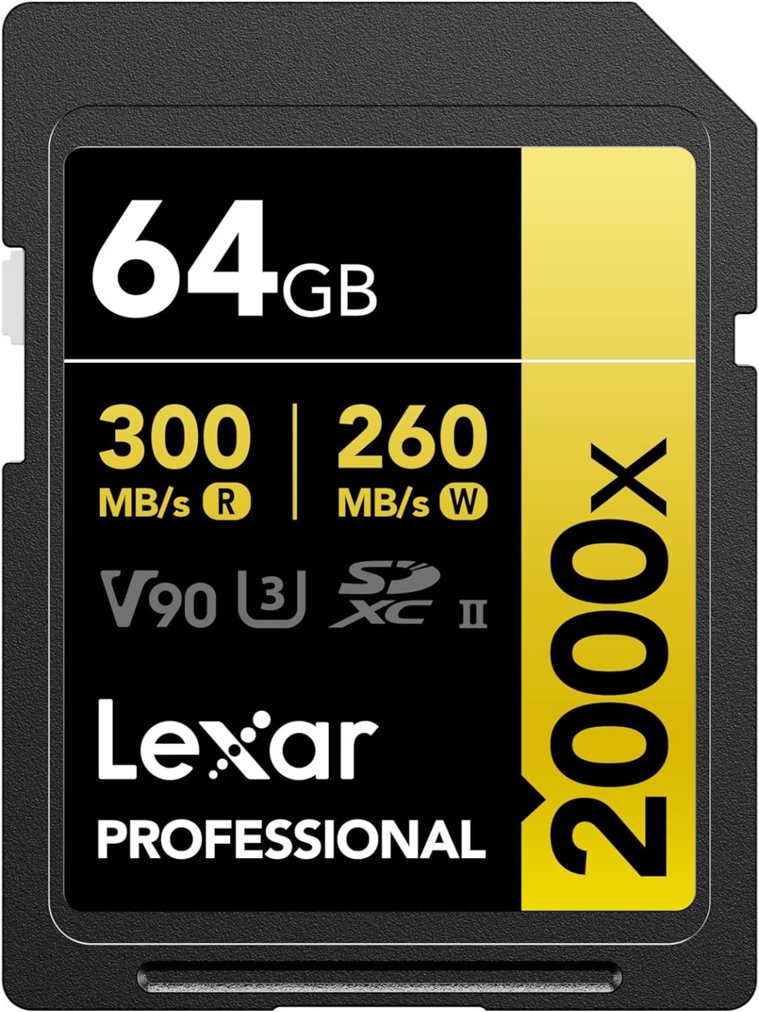 Карта памяти Lexar Professional 2000x UHS-II V90 LSD2000064G-BNNNU 64 Гб купить,NaN