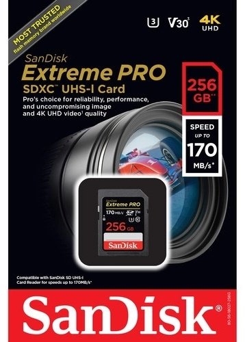 Карта памяти SanDisk Extreme Pro SDSDXXY-256G-ANCIN 256Gb купить,NaN