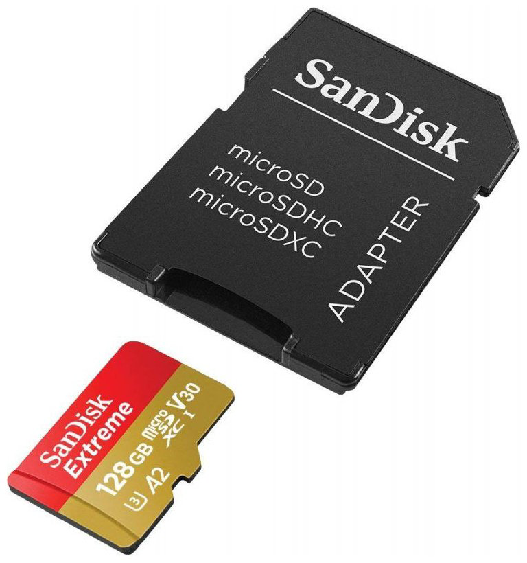 Карта памяти SanDisk Extreme SDSQXA1-128G-GN6MA 128GB купить,NaN