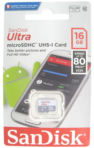 Карта памяти SanDisk SDSQUNS-016G-GN3MN 16 Гб купить,NaN