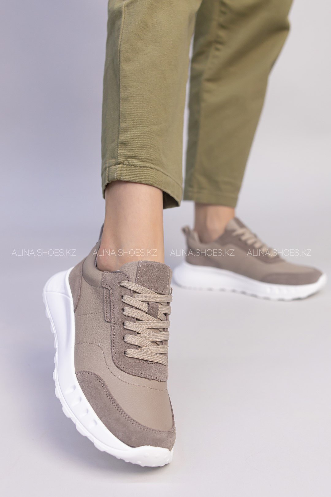 Кроссовки alinashoes коричневый купить,NaN