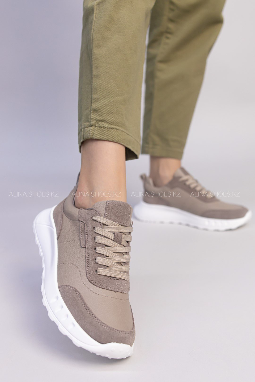 Кроссовки alinashoes коричневый купить,NaN