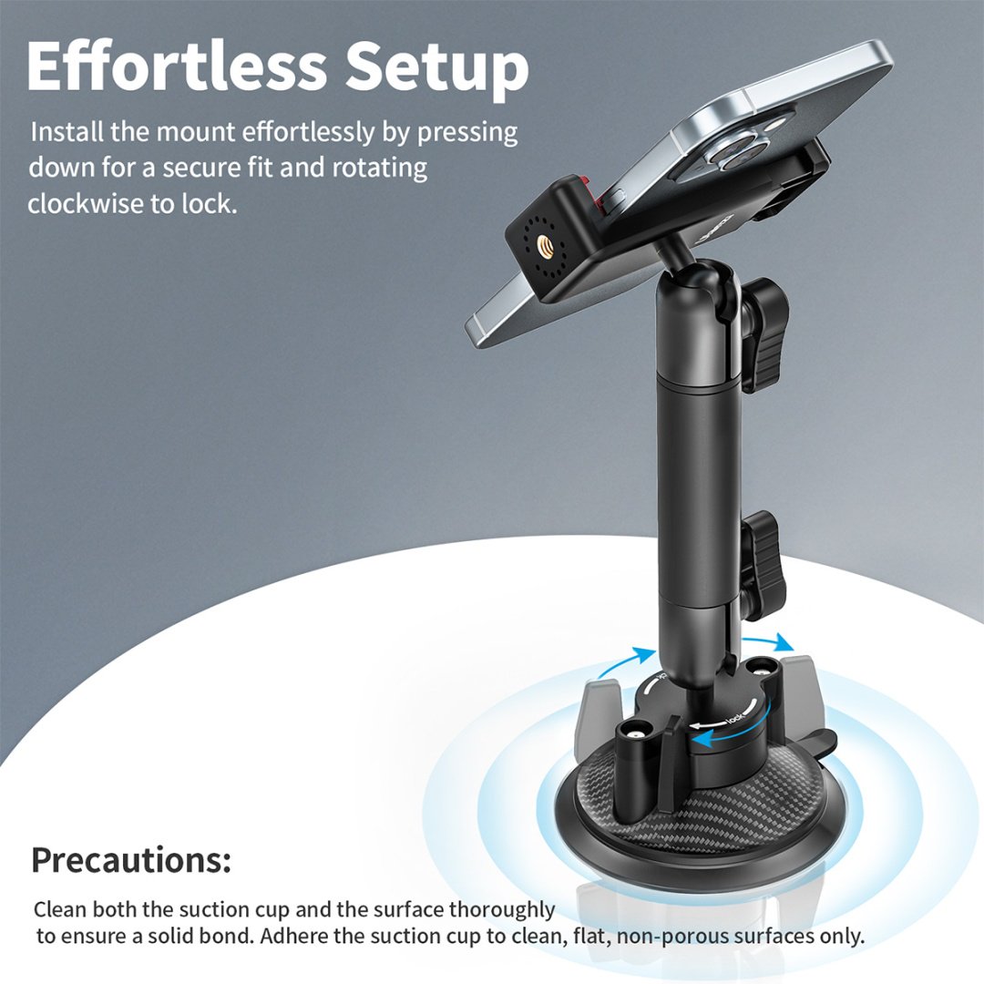 Крепление Ulanzi Ulanzi ZJ01 Magnetic Suction Cup Mount купить,NaN