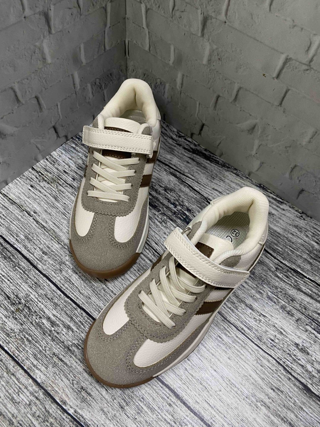 Слипоны Clibee бежевый, хаки купить,NaN