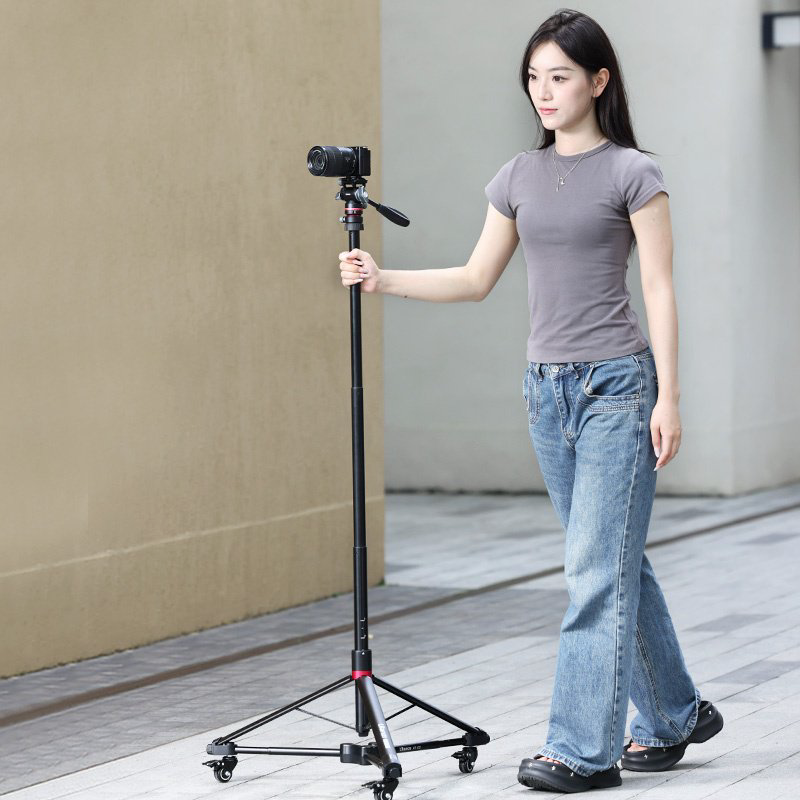 Напольный штатив Ulanzi AT-02 Tripod Dolly черный купить,NaN