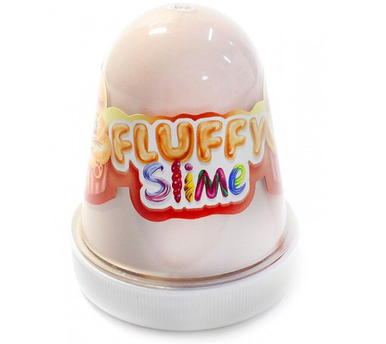 Слайм  Slime Fluffy Бежевый персик FL014 купить,NaN