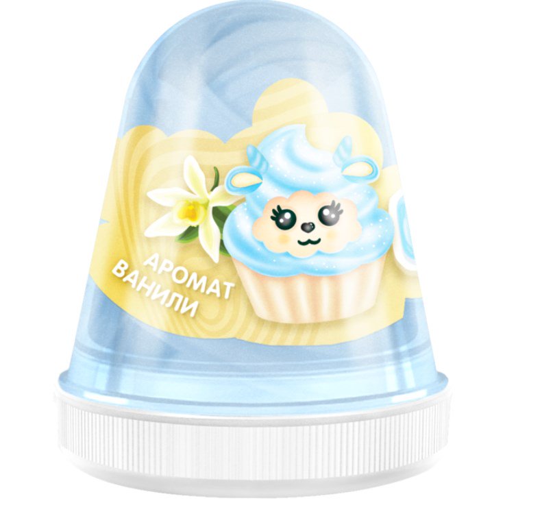 Слайм  Slime Fluffy Ваниль светлый голубой  FL006 купить,NaN