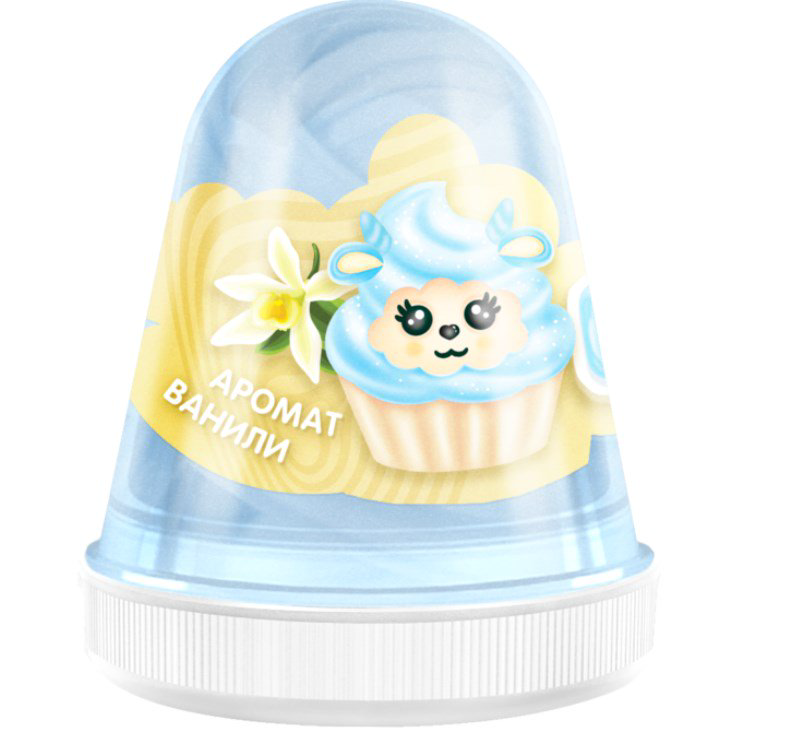 Слайм  Slime Fluffy Ваниль светлый голубой  FL006 купить,NaN