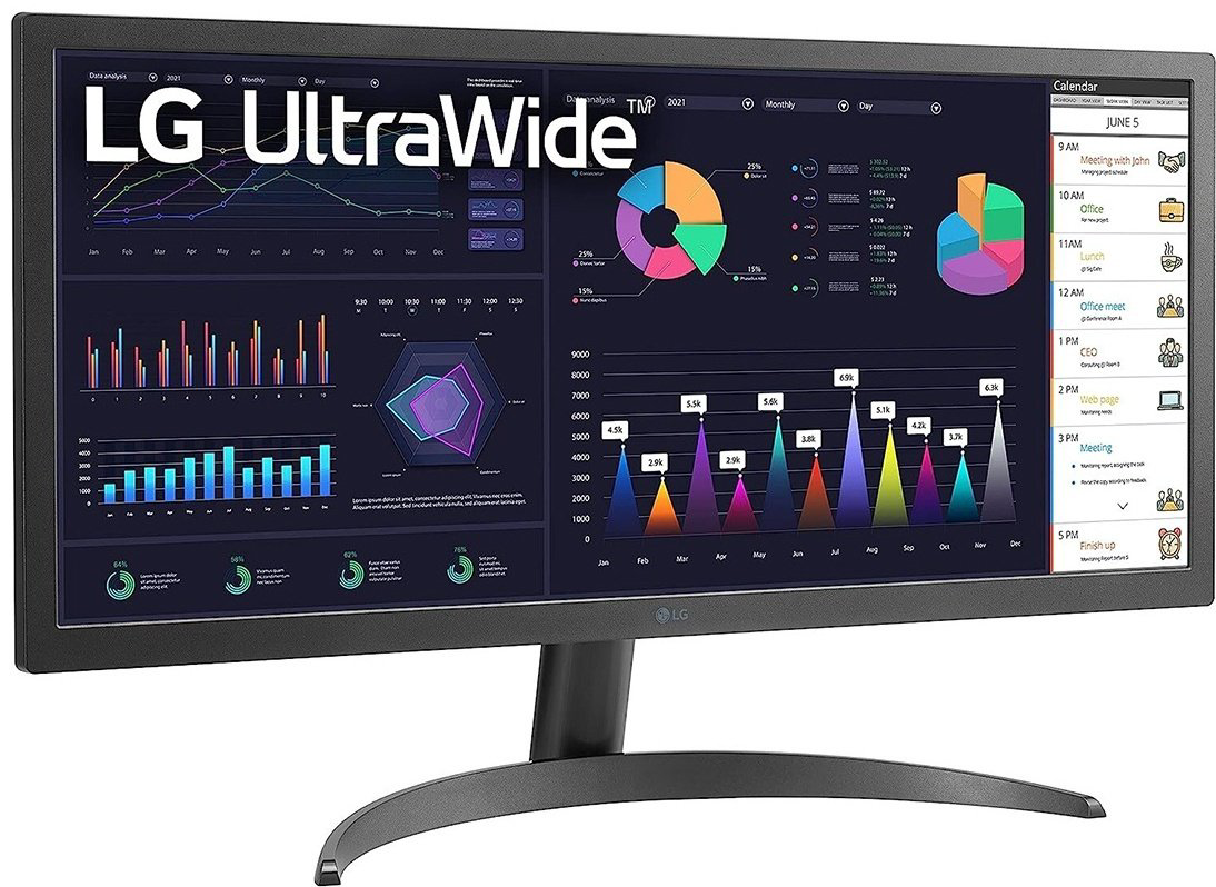 Монитор 26" LG 26WQ500-B.ADRZ черный купить,110338