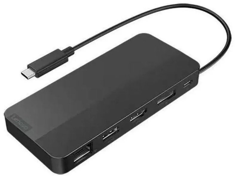 Док-станция Lenovo Dual Display Dock No Adapter 40B90000WW черный купить,NaN