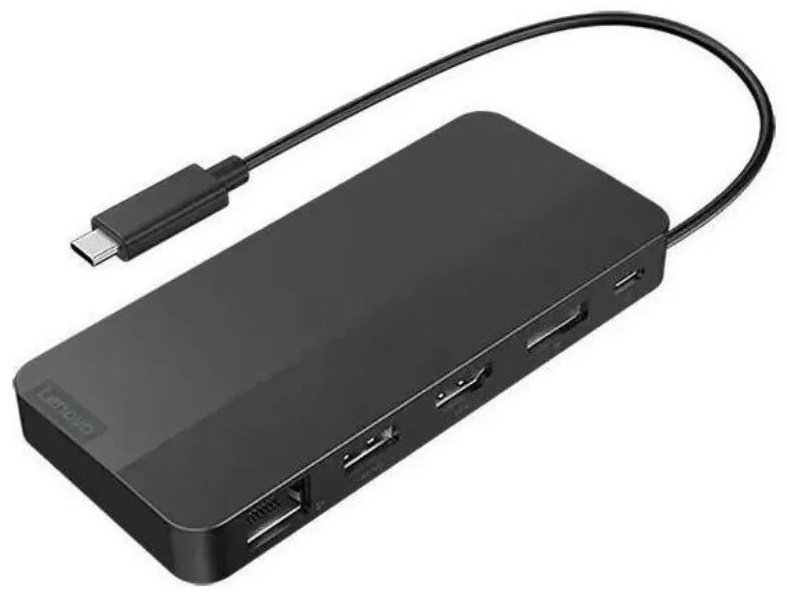 Док-станция Lenovo Dual Display Dock No Adapter 40B90000WW черный купить,NaN