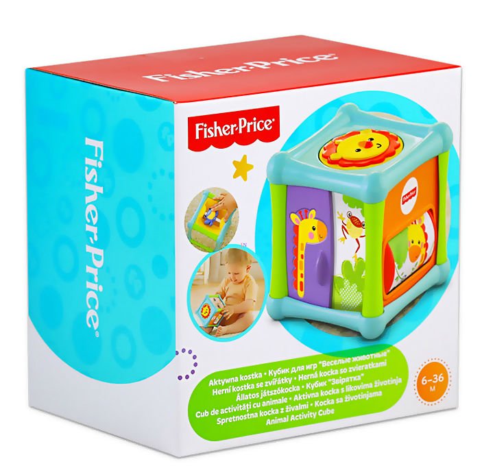  Игрушка развивающая Fisher Price Куб Веселые животные купить,NaN
