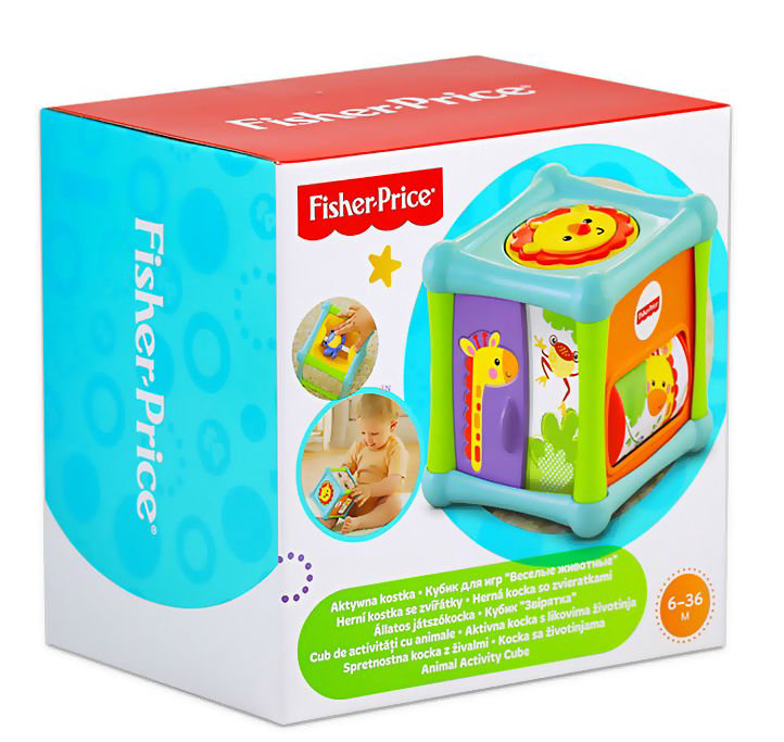  Игрушка развивающая Fisher Price Куб Веселые животные купить,NaN