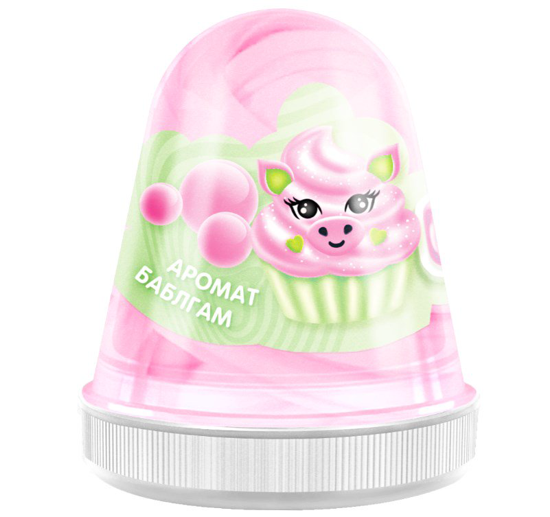 Слайм  Slime Fluffy  Розовый бабл-гам FL003 купить,NaN