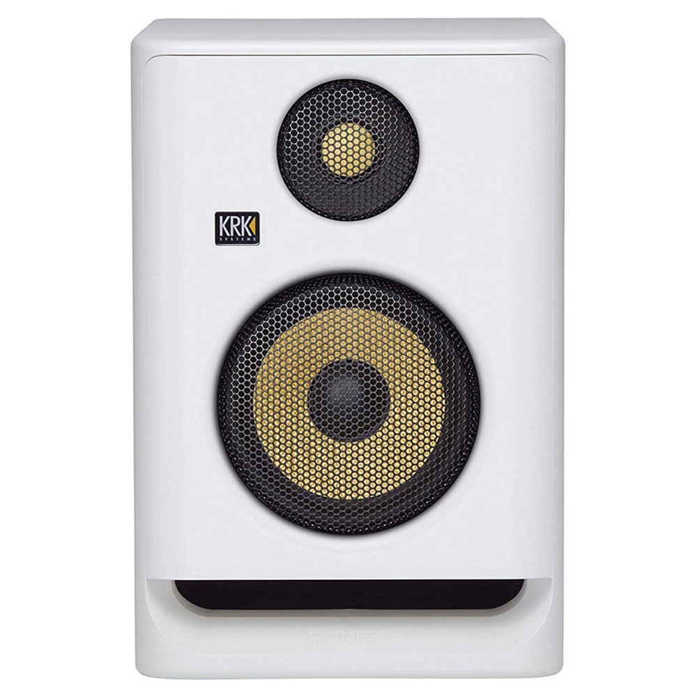 Активные студийные монитороы KRK Rokit 5 G4 белые - ForteMarket Активные студийные монитороы KRK Rokit 5 G4 белые купить,0