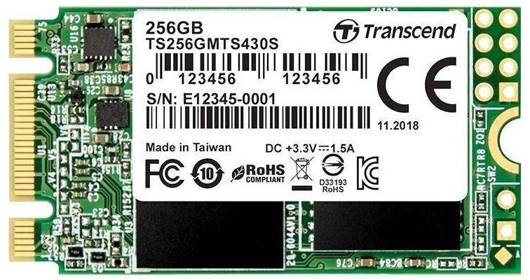 Transcend TS256GMTS430S 256Gb купить,76257