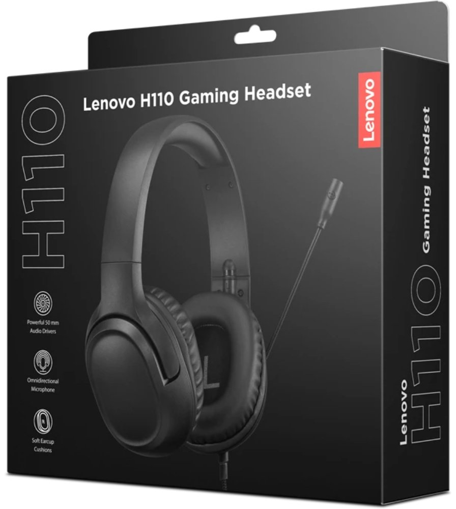 Наушники Lenovo H110 Gaming черный купить,NaN