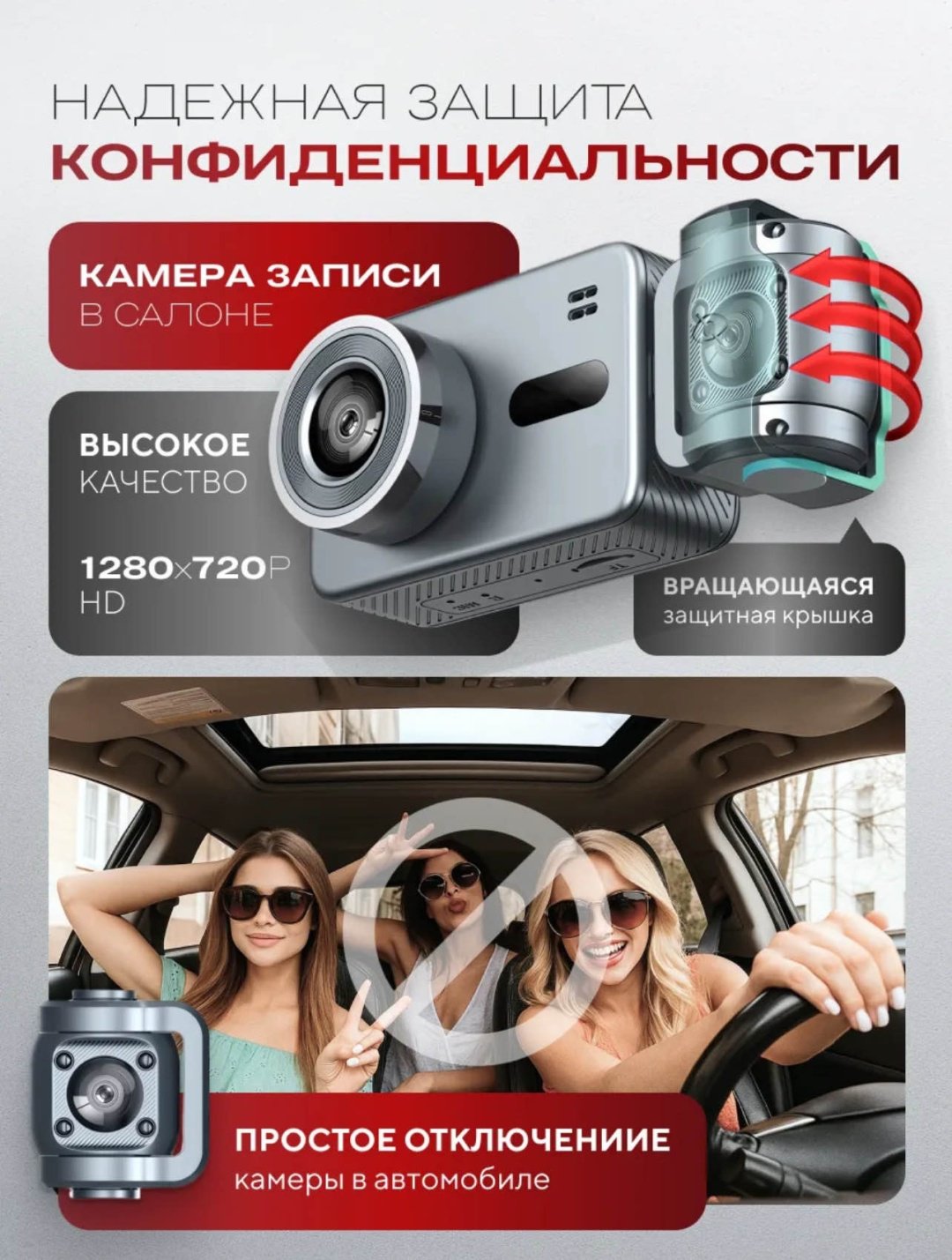 Видеорегистратор ACMER Drive Pro 4K серый