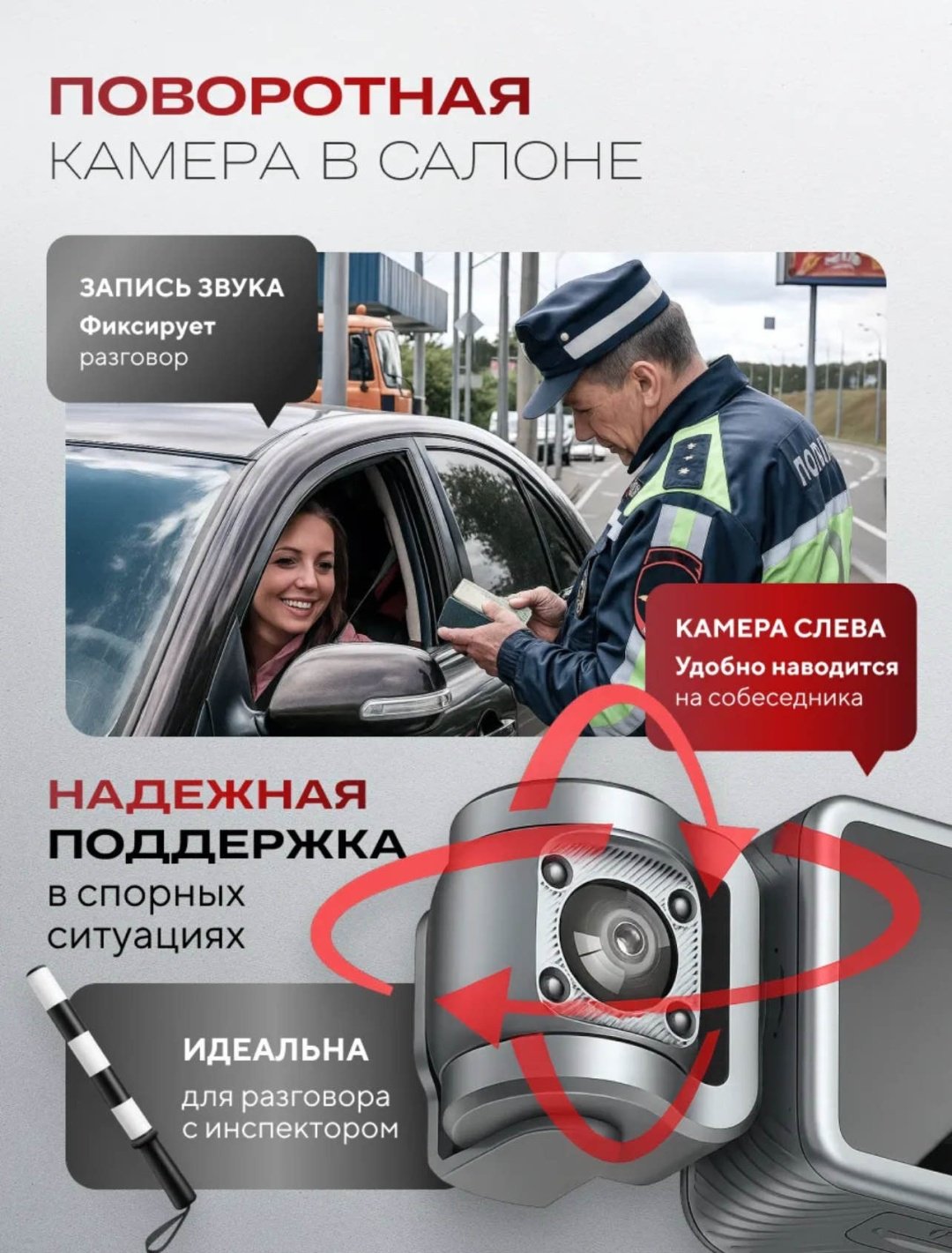 Видеорегистратор ACMER Drive Pro 4K серый