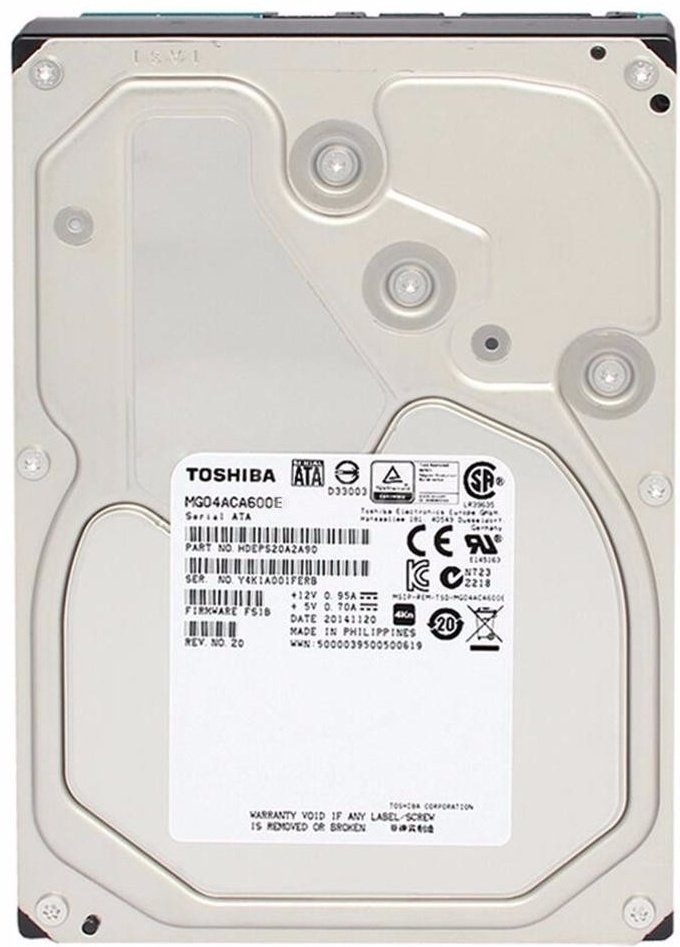 HDD Toshiba MG04ACA600E 6000 Гб