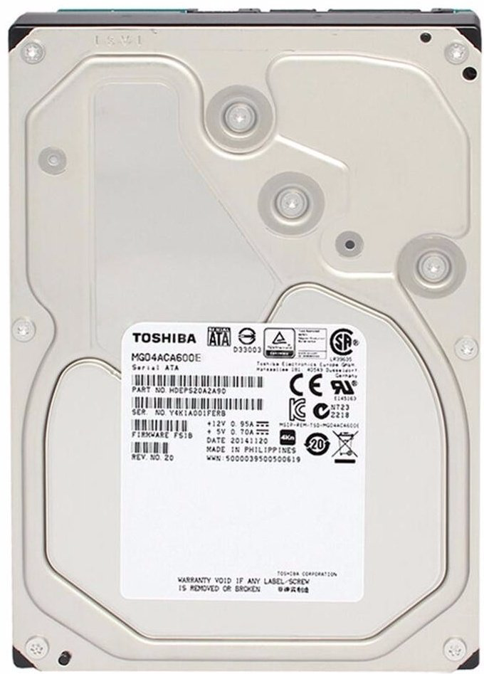 HDD Toshiba MG04ACA600E 6000 Гб купить,NaN
