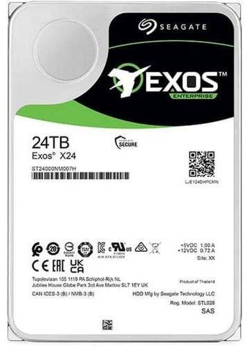HDD Seagate Exos X24 ST24000NM007H 24000 Гб купить,NaN