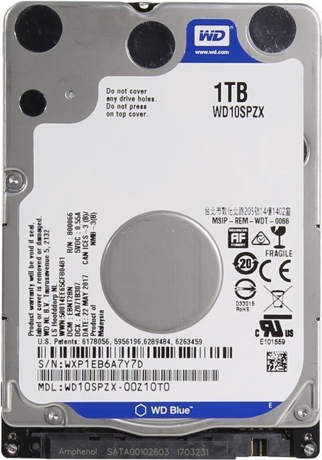 HDD Western Digital WD10SPZX 1000 Гб купить,NaN