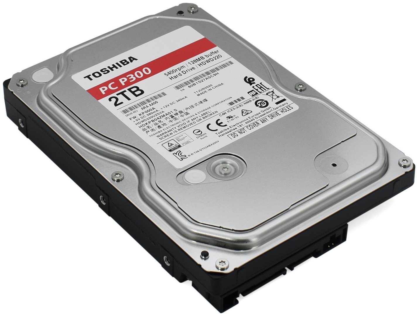 HDD Toshiba HDWD220UZSVA 2000 ГБ