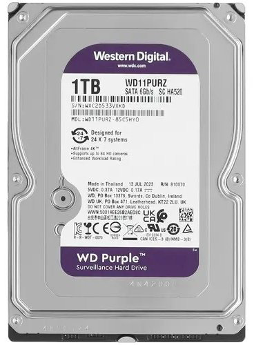 HDD Western Digital WD11PURZ 1000 Гб купить,NaN