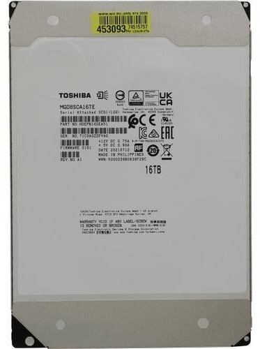 HDD Toshiba MG08SCA16TE 16000 Гб купить,NaN