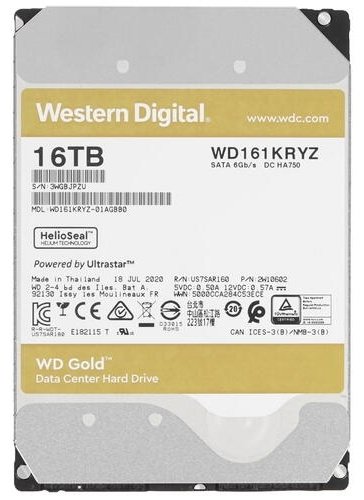 Western Digital Gold WD161KRYZ 16TB купить,NaN