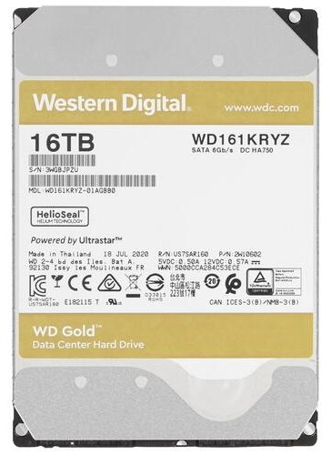 Western Digital Gold WD161KRYZ 16TB купить,NaN
