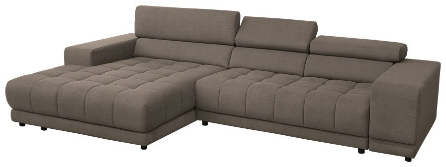 Диван угловой ARIBA Argentina 2Я-3Ф, 335х185 см, обивка ткань, коричневый купить,NaN