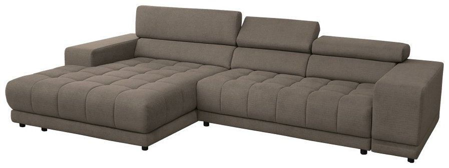 Диван угловой ARIBA Argentina 2Я-3Ф, 335х185 см, обивка ткань, коричневый купить,NaN