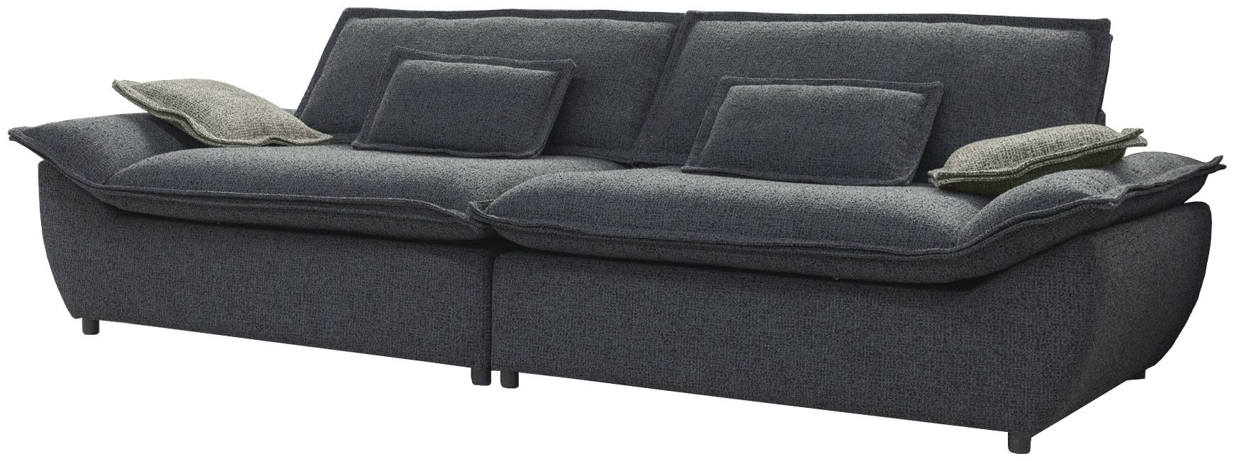 Диван ARIBA Bruno 3П-3П, 310х130 см, обивка ткань, темно-серый купить,NaN
